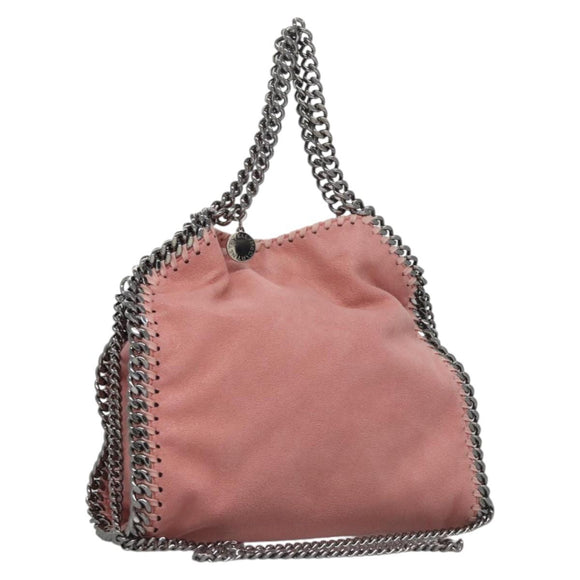 Stella MacCartney Chain Falabella Shoulder Bag polyester Pink Auth am7898
