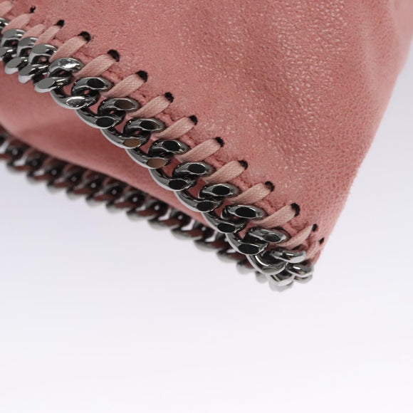 Stella MacCartney Chain Falabella Shoulder Bag polyester Pink Auth am7898