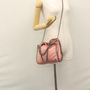 Stella MacCartney Chain Falabella Shoulder Bag polyester Pink Auth am7898-24