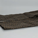 FENDI Zucca Canvas Pants 42 Black Brown Auth am7905M-16
