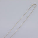 TIFFANY&Co. Open Heart Necklace Ag925 Silver Auth am7908-5