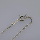 TIFFANY&Co. Open Heart Necklace Ag925 Silver Auth am7908-6