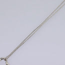 TIFFANY&Co. Open Heart Necklace Ag925 Silver Auth am7908-9