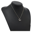 TIFFANY&Co. Mini Open Heart Necklace Ag925 Silver Auth am7909-1