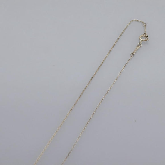 TIFFANY&Co. Mini Open Heart Necklace Ag925 Silver Auth am7909