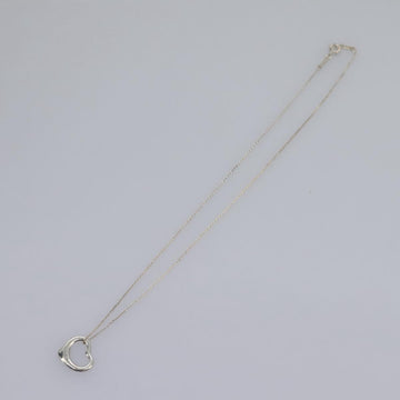 TIFFANY&Co. Mini Open Heart Necklace Ag925 Silver Auth am7909 - 0