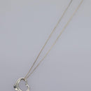 TIFFANY&Co. Mini Open Heart Necklace Ag925 Silver Auth am7909-4