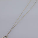 TIFFANY&Co. Mini Open Heart Necklace Ag925 Silver Auth am7909-9