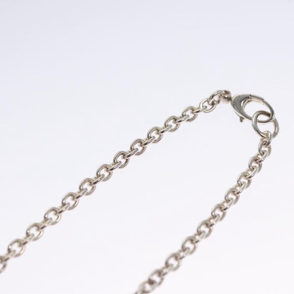 GUCCI Interlocking Necklace Ag925 Silver Auth am7919