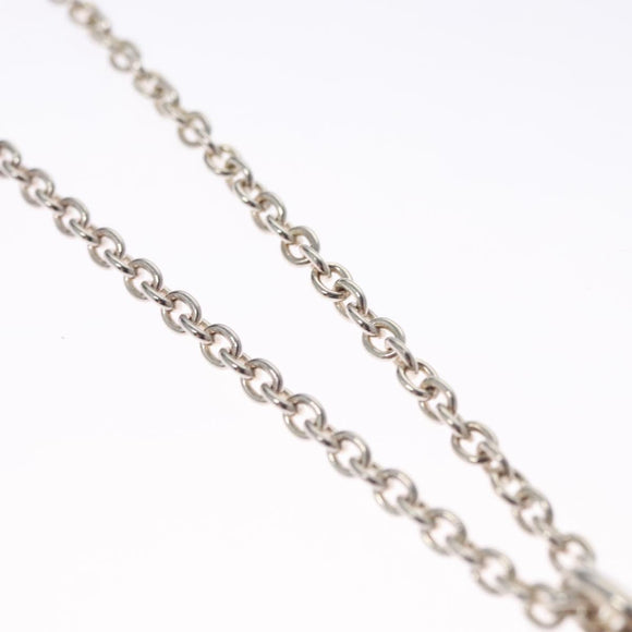 GUCCI Interlocking Necklace Ag925 Silver Auth am7919