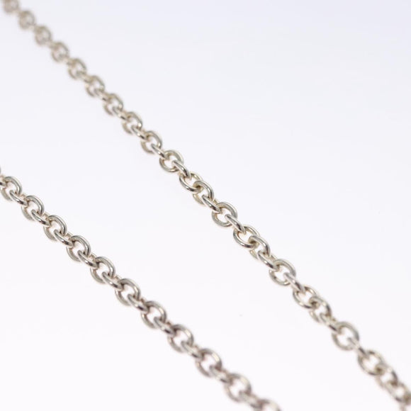 GUCCI Interlocking Necklace Ag925 Silver Auth am7919