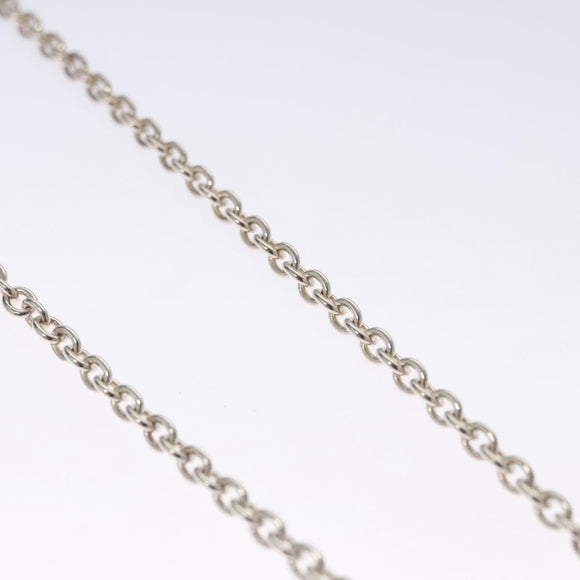 GUCCI Interlocking Necklace Ag925 Silver Auth am7919