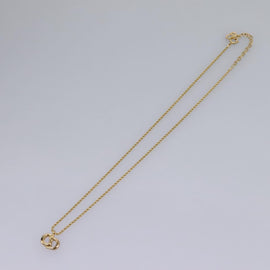 Christian Dior CD Logo Necklace metal Gold Auth am7920 - 0