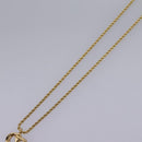 Christian Dior CD Logo Necklace metal Gold Auth am7920-4