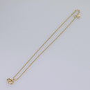 Christian Dior CD Logo Necklace metal Gold Auth am7920-7