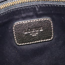 LOEWE Anagram Shoulder Bag Leather Gold Auth am7935-17