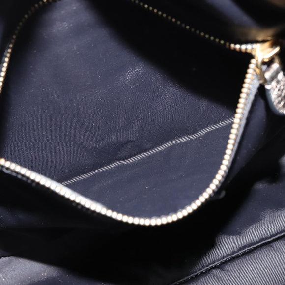 LOEWE Anagram Shoulder Bag Leather Gold Auth am7935