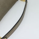 LOEWE Anagram Shoulder Bag Leather Gold Auth am7935-7