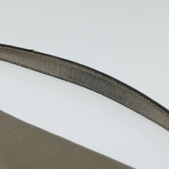 LOEWE Anagram Shoulder Bag Leather Gold Auth am7935