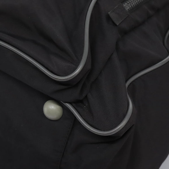 PRADA Sports Boston Bag Nylon 2way Black Silver Auth am7943