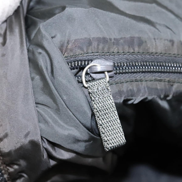 PRADA Sports Boston Bag Nylon 2way Black Silver Auth am7943