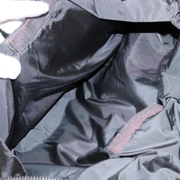 PRADA Sports Boston Bag Nylon 2way Black Silver Auth am7943