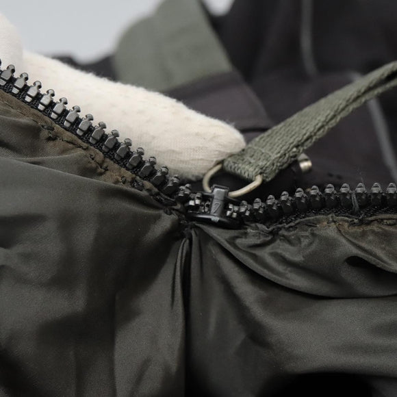 PRADA Sports Boston Bag Nylon 2way Black Silver Auth am7943