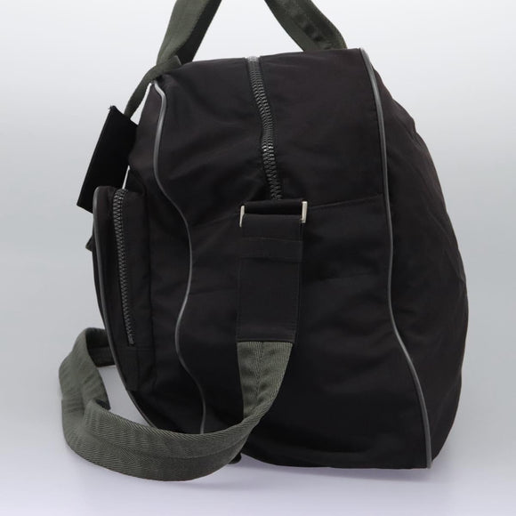 PRADA Sports Boston Bag Nylon 2way Black Silver Auth am7943