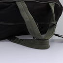 PRADA Sports Boston Bag Nylon 2way Black Silver Auth am7943-7