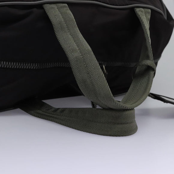 PRADA Sports Boston Bag Nylon 2way Black Silver Auth am7943