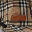 BURBERRY Nova Check Blue Label Backpack Nylon Beige Silver Auth am7971-19
