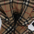 BURBERRY Nova Check Blue Label Backpack Nylon Beige Silver Auth am7971-11