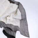 LOUIS VUITTON Jacket & Skirt Setup Jacket Silk 36 Gray LV Auth am7979-15