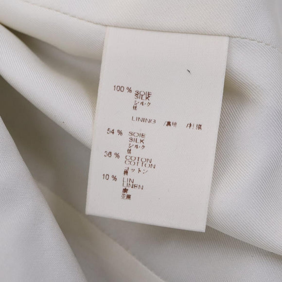 LOUIS VUITTON Jacket & Skirt Setup Jacket Silk 36 Gray LV Auth am7979