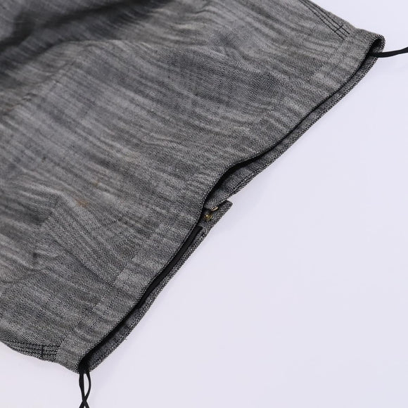 LOUIS VUITTON Jacket & Skirt Setup Jacket Silk 36 Gray LV Auth am7979