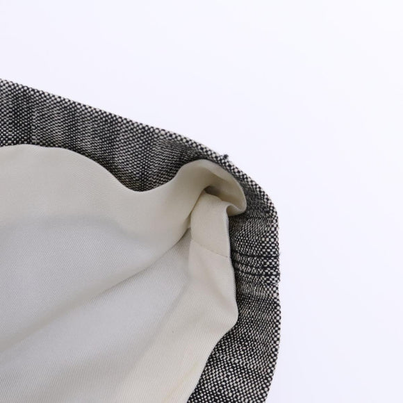 LOUIS VUITTON Jacket & Skirt Setup Jacket Silk 36 Gray LV Auth am7979