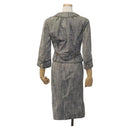 LOUIS VUITTON Jacket & Skirt Setup Jacket Silk 36 Gray LV Auth am7979-3