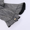 LOUIS VUITTON Jacket & Skirt Setup Jacket Silk 36 Gray LV Auth am7979-7