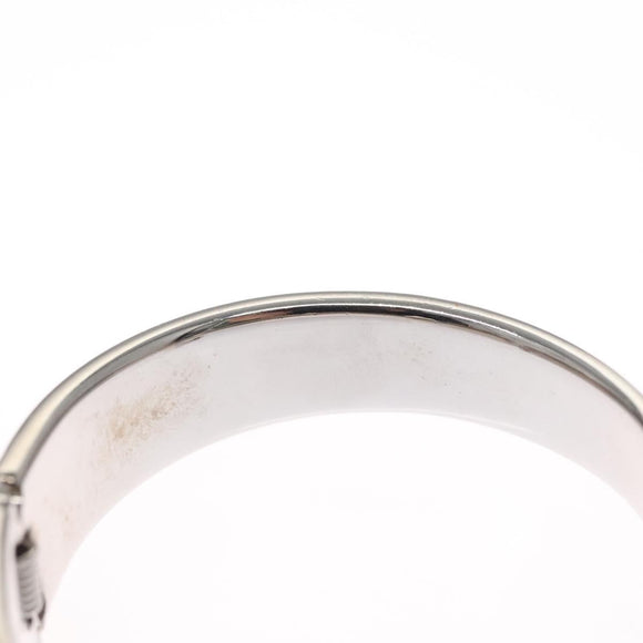 Salvatore Ferragamo Gancini Bracelet Metal Silver Auth am7986