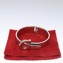 Salvatore Ferragamo Gancini Bracelet Metal Silver Auth am7986-14