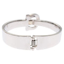 Salvatore Ferragamo Gancini Bracelet Metal Silver Auth am7986-3