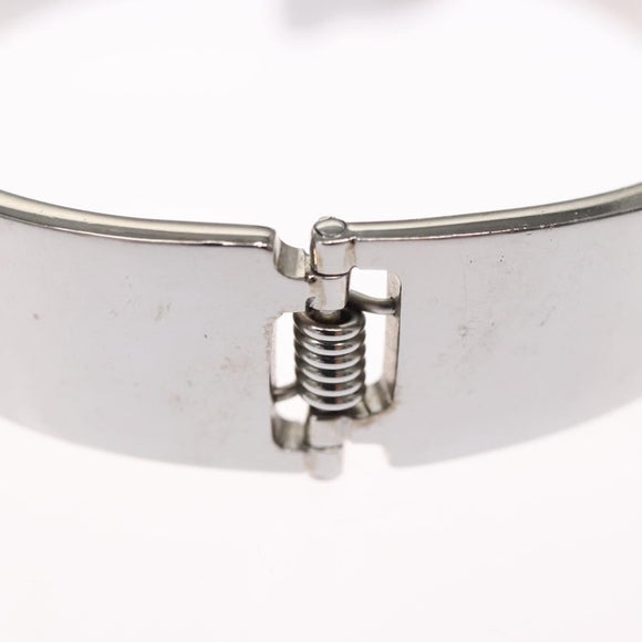 Salvatore Ferragamo Gancini Bracelet Metal Silver Auth am7986
