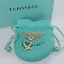 TIFFANY&Co. Loving Heart Necklace Ag925 Silver Auth am7989-20