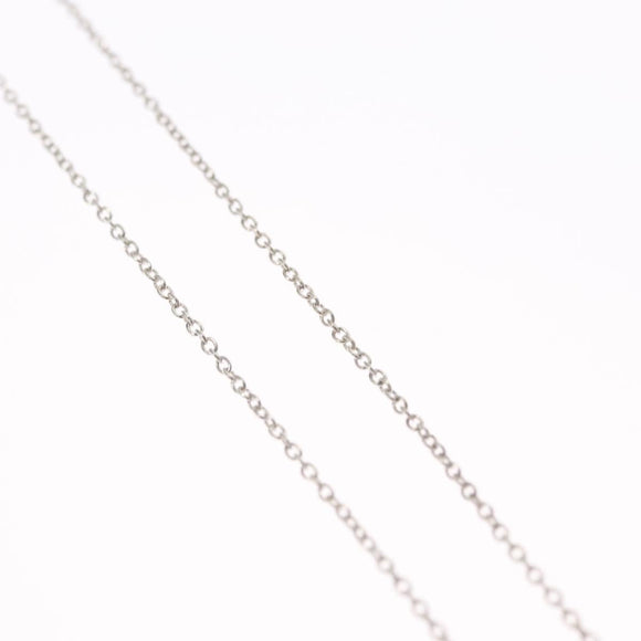 TIFFANY&Co. Loving Heart Necklace Ag925 Silver Auth am7989