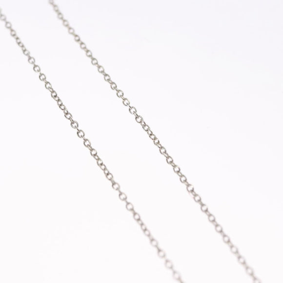 TIFFANY&Co. Loving Heart Necklace Ag925 Silver Auth am7989