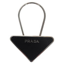 PRADA Key Ring metal Black M713 Auth am7994-2
