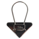 PRADA Key Ring metal Black M713 Auth am7994-3