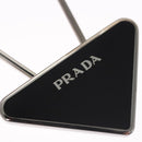 PRADA Key Ring metal Black M713 Auth am7994-7