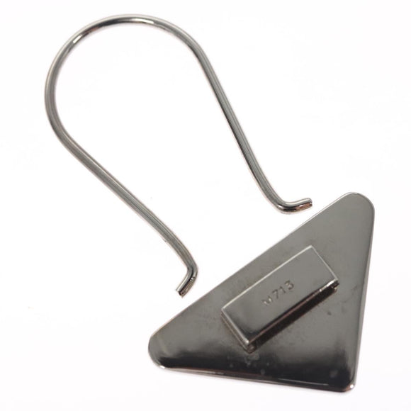 PRADA Key Ring metal Black M713 Auth am7994