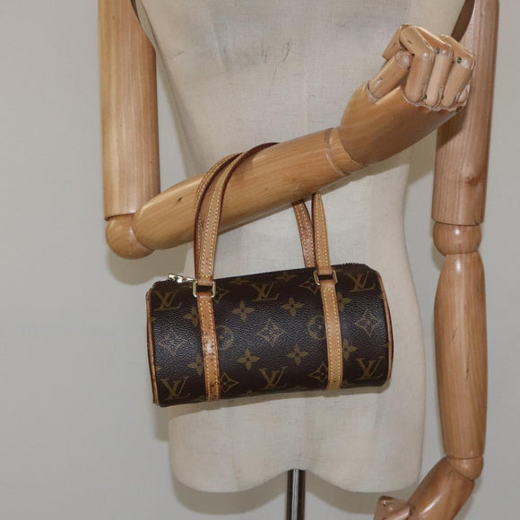LOUIS VUITTON Monogram Papillon 19 Hand Bag M51389 LV Auth am8000V